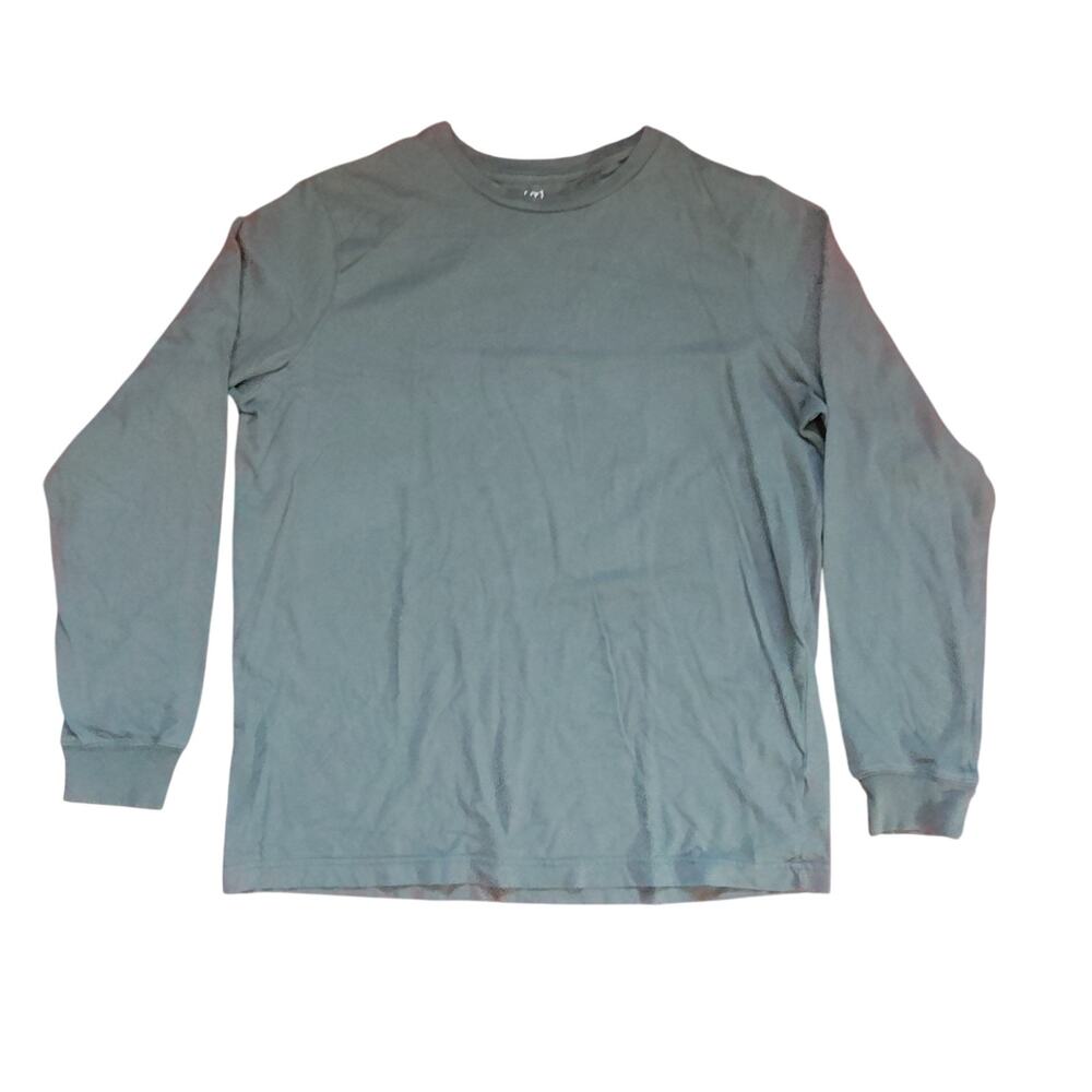 George T Shirt Men’s Large Gray Long Sleeve Crewneck Casual